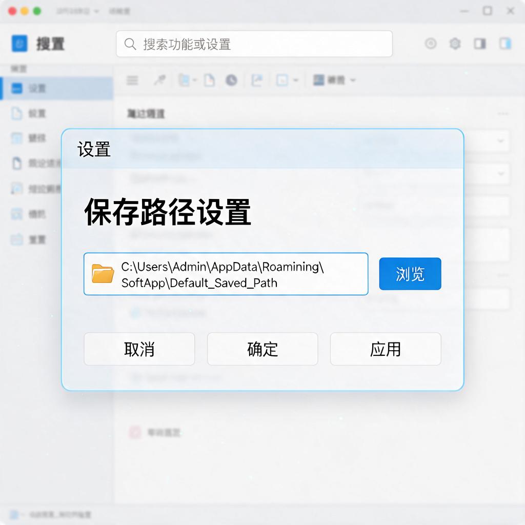 如何修改默认保存路径?