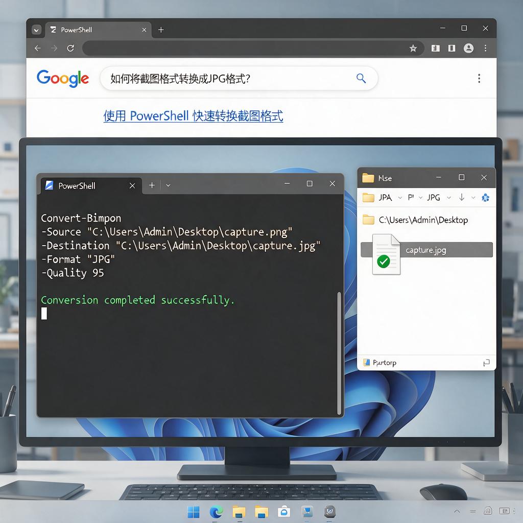 如何将截图格式转换成JPG格式?