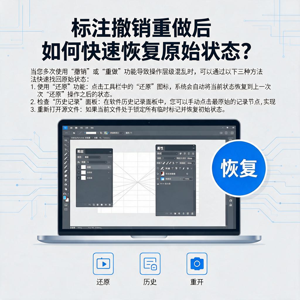 标注撤销重做后如何快速恢复原始状态?