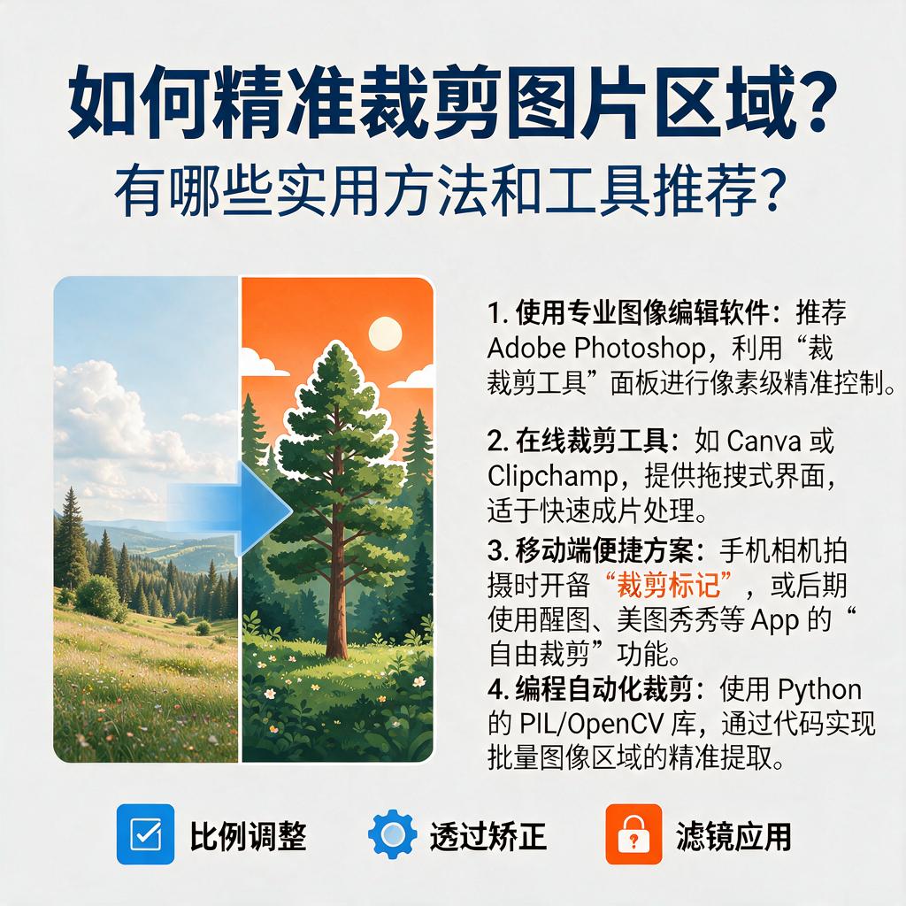 如何精准裁剪图片区域?有哪些实用方法和工具推荐?