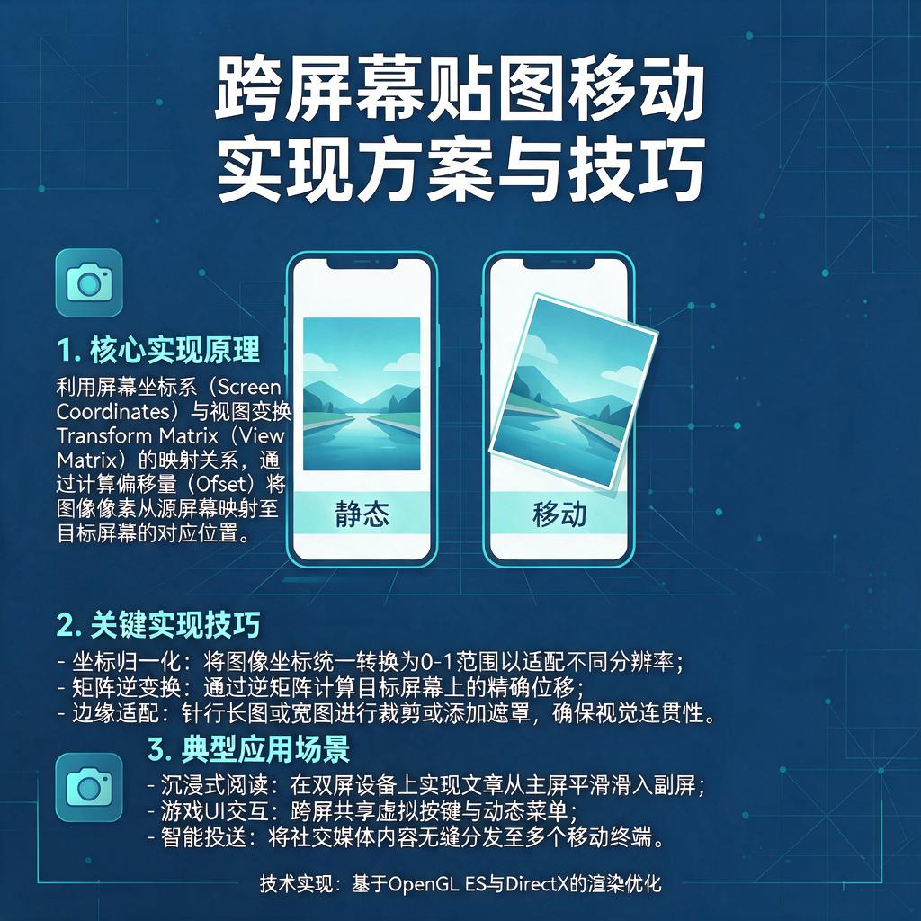 跨屏幕贴图移动怎么实现?有哪些技巧和应用场景?