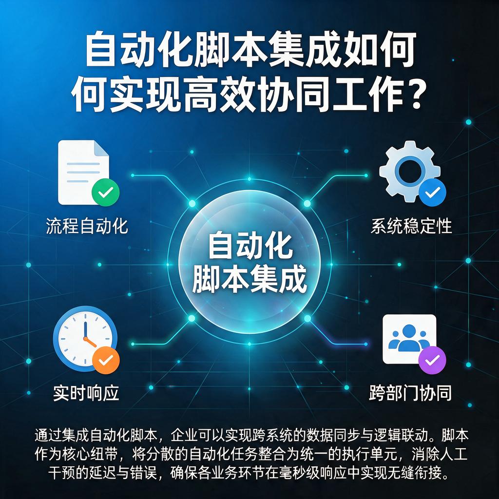 自动化脚本集成如何实现高效协同工作？