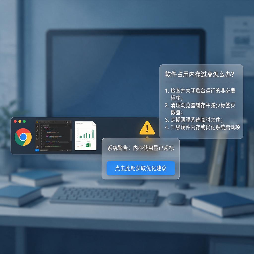 软件占用内存过高怎么解决?