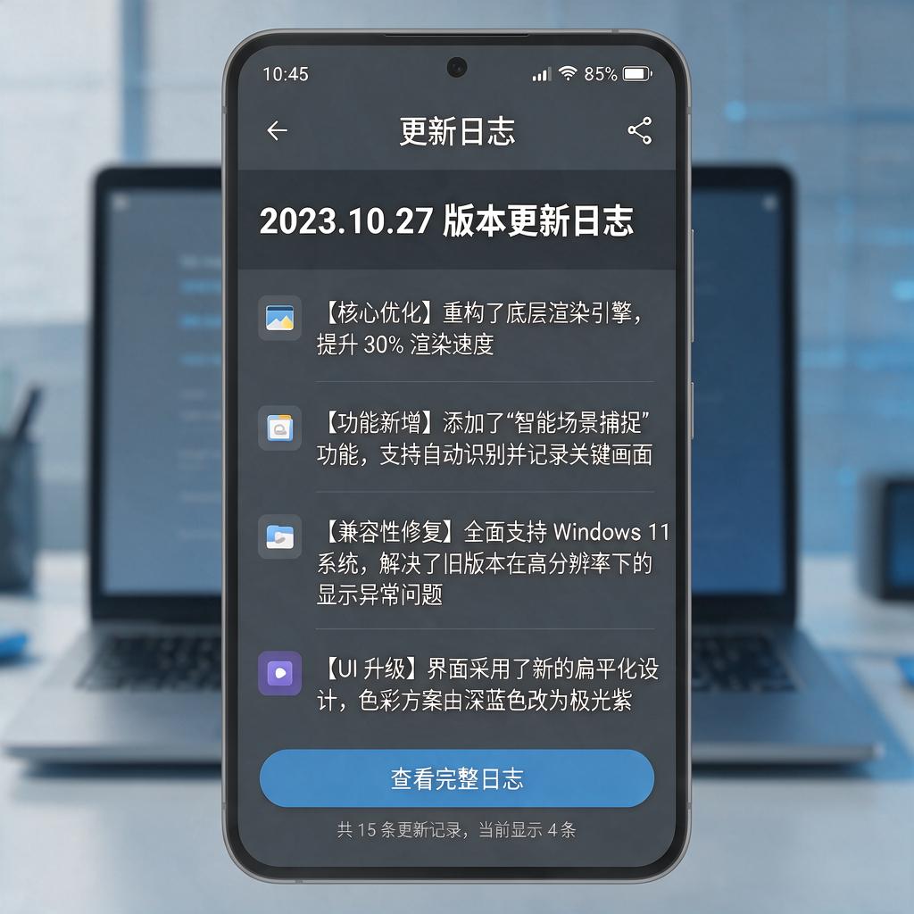 最新版更新日志如何获取并查看详细内容？
