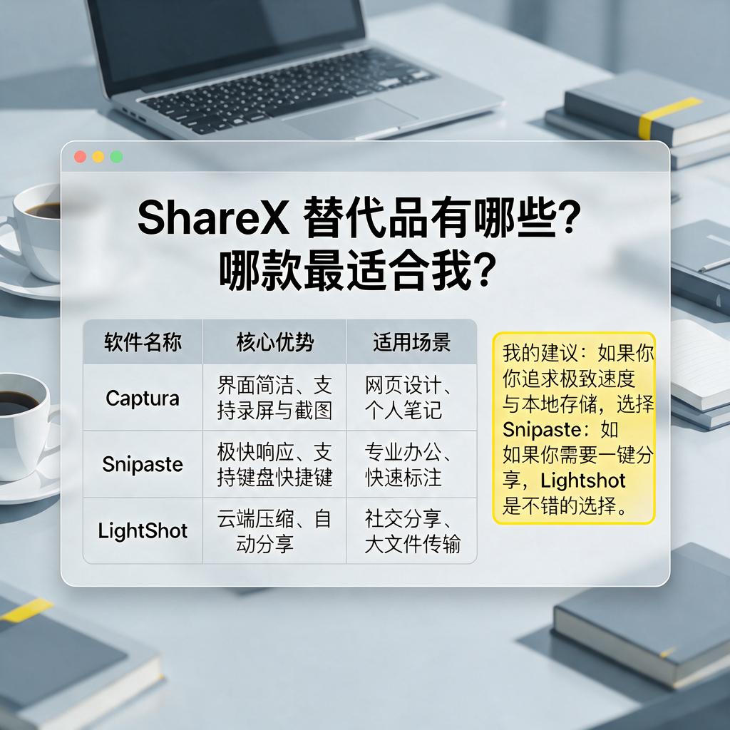 ShareX替代品有哪些？哪款最适合我？