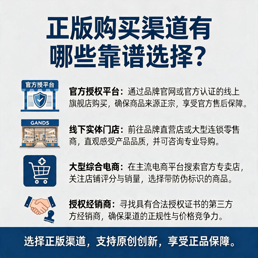 正版购买渠道有哪些靠谱选择？