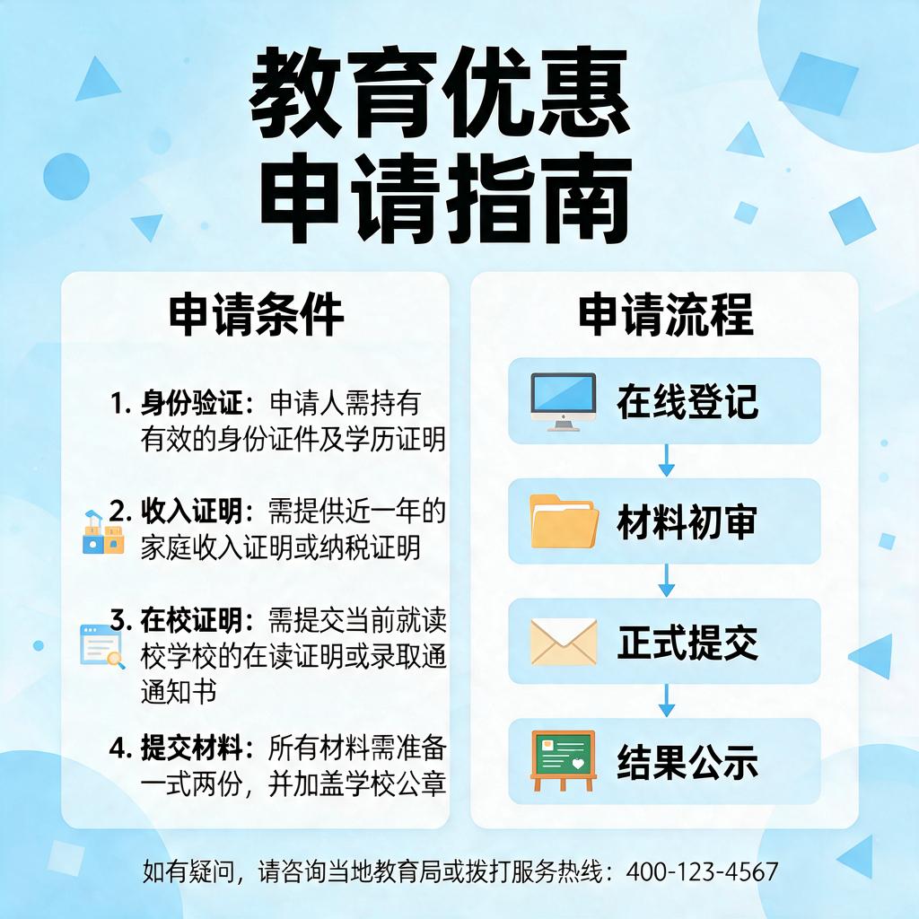 教育优惠申请需要满足哪些条件及流程？