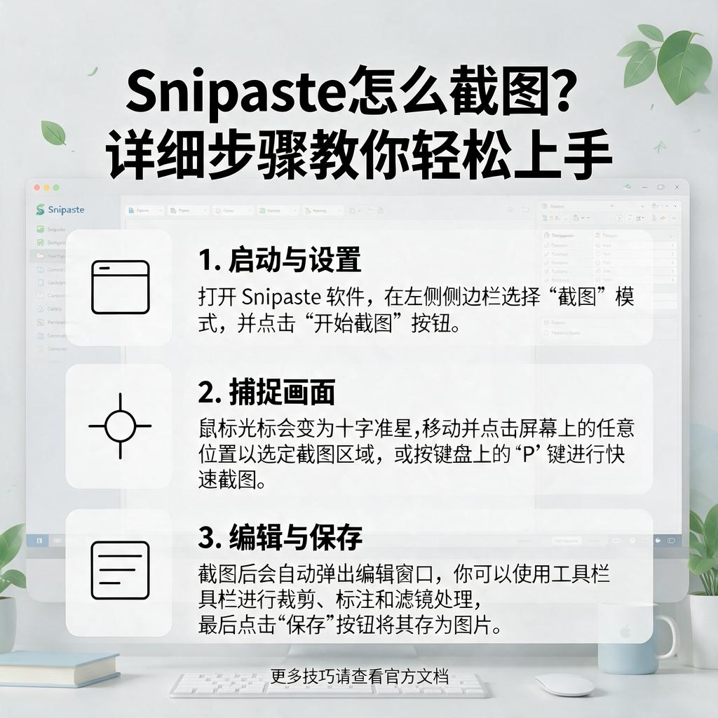 Snipaste怎么截图?详细步骤教你轻松上手