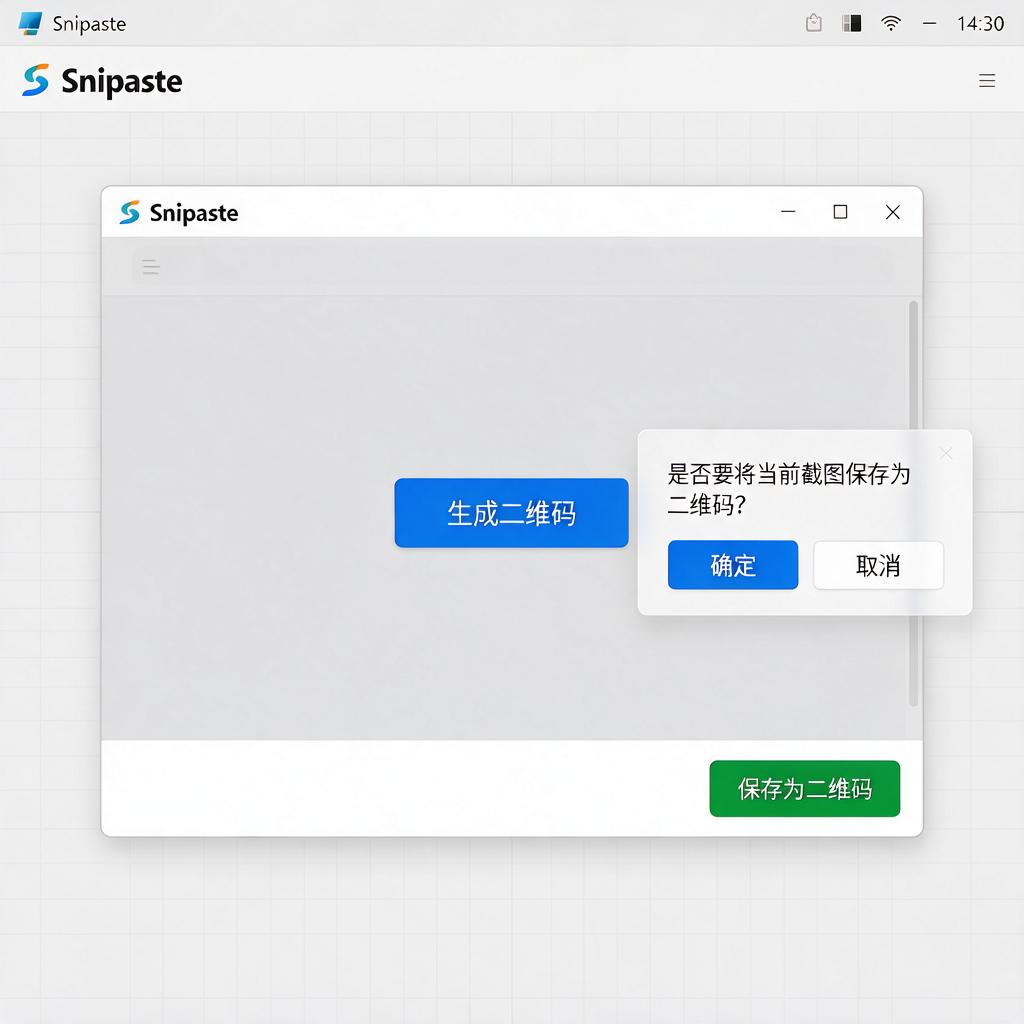 Snipaste截图如何生成二维码？