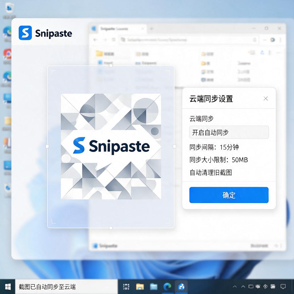 Snipaste截图如何实现云端同步?