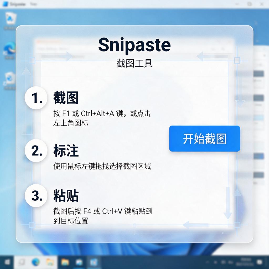 Snipaste截图步骤编号怎么操作和使用?
