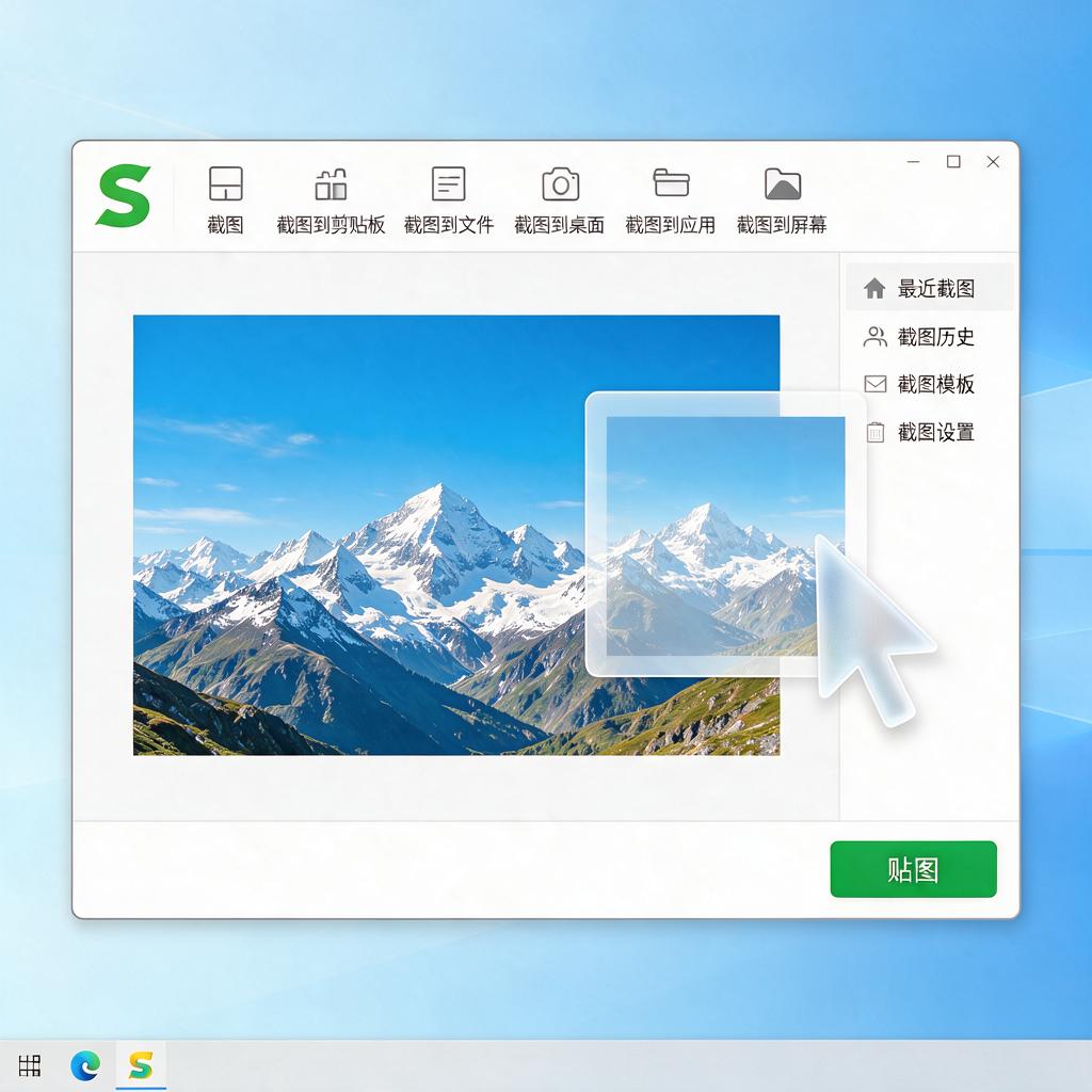 Snipaste如何实现图片拖拽贴图操作?