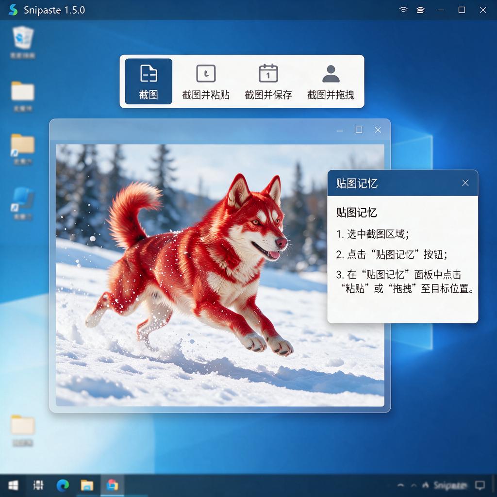 Snipaste贴图记忆功能怎么用?