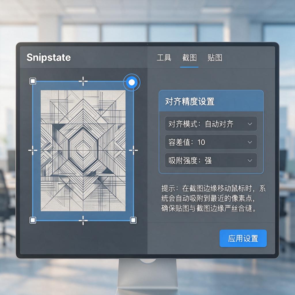 Snipaste贴图自动对齐怎么用更精准？
