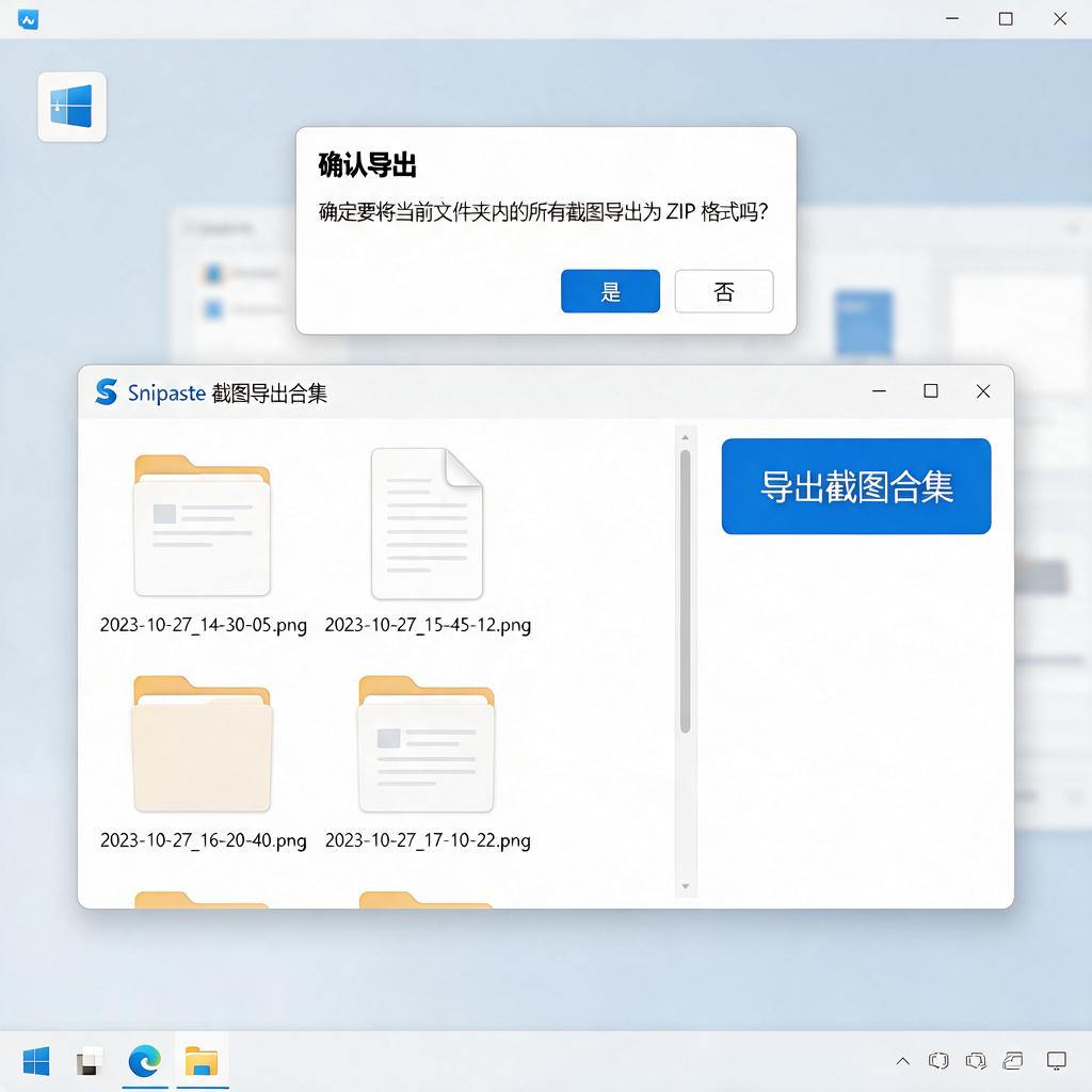 Snipaste贴图如何导出整理成合集?