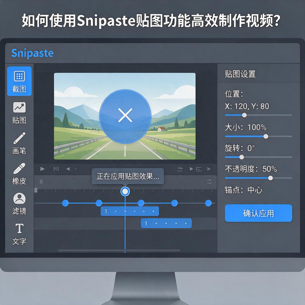 如何使用Snipaste贴图功能高效制作视频?