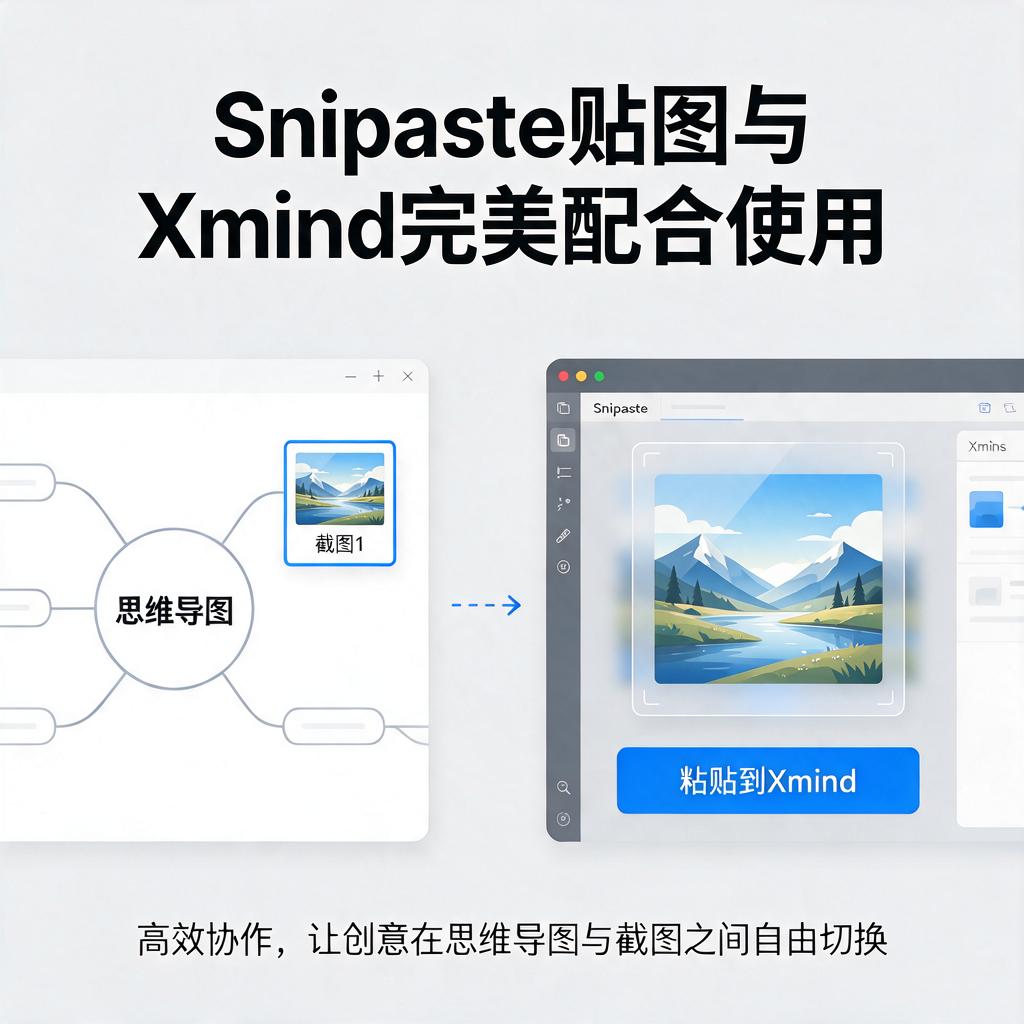 Snipaste贴图如何与Xmind完美配合使用?
