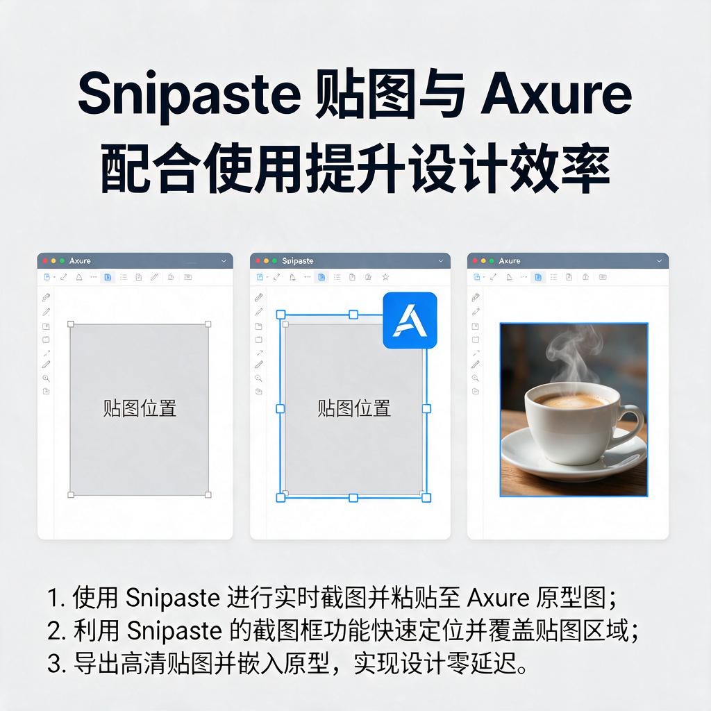 Snipaste贴图如何与Axure配合使用提升设计效率?