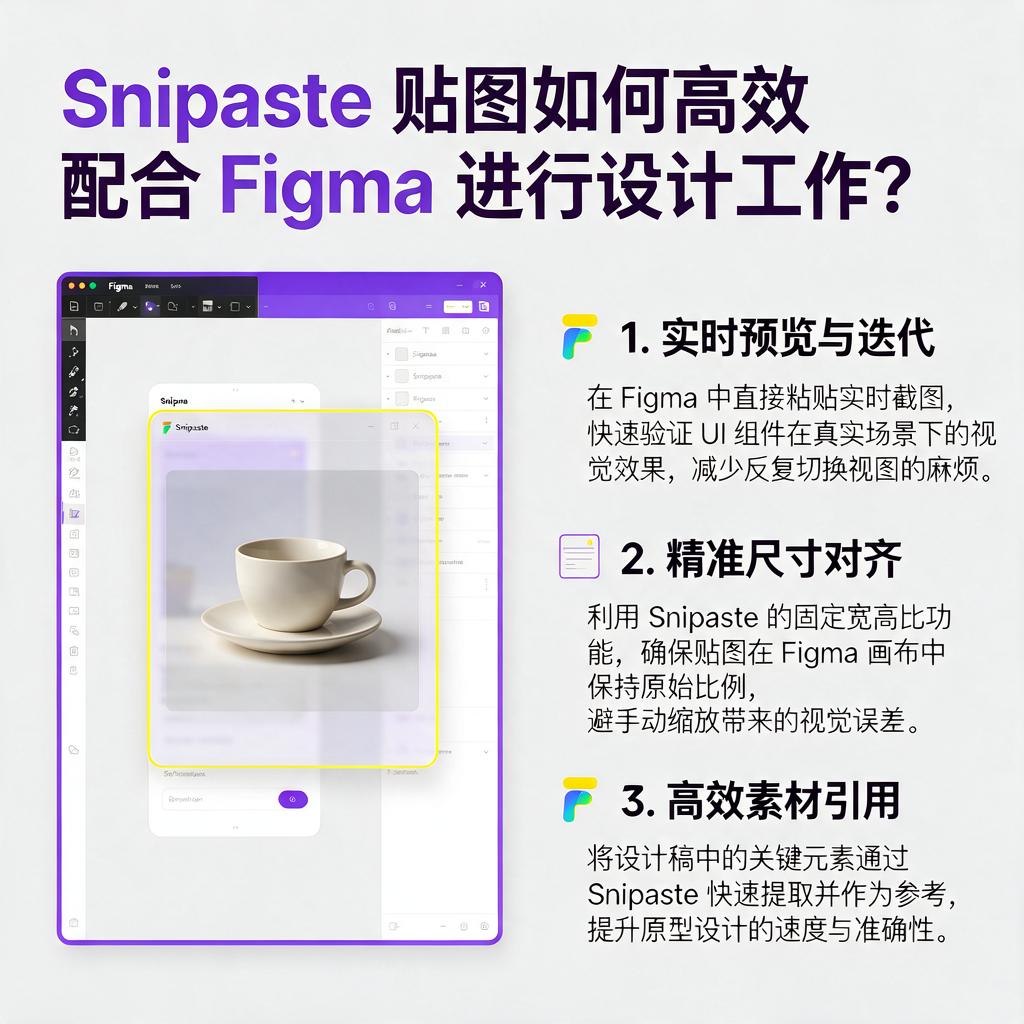 Snipaste贴图如何高效配合Figma进行设计工作?