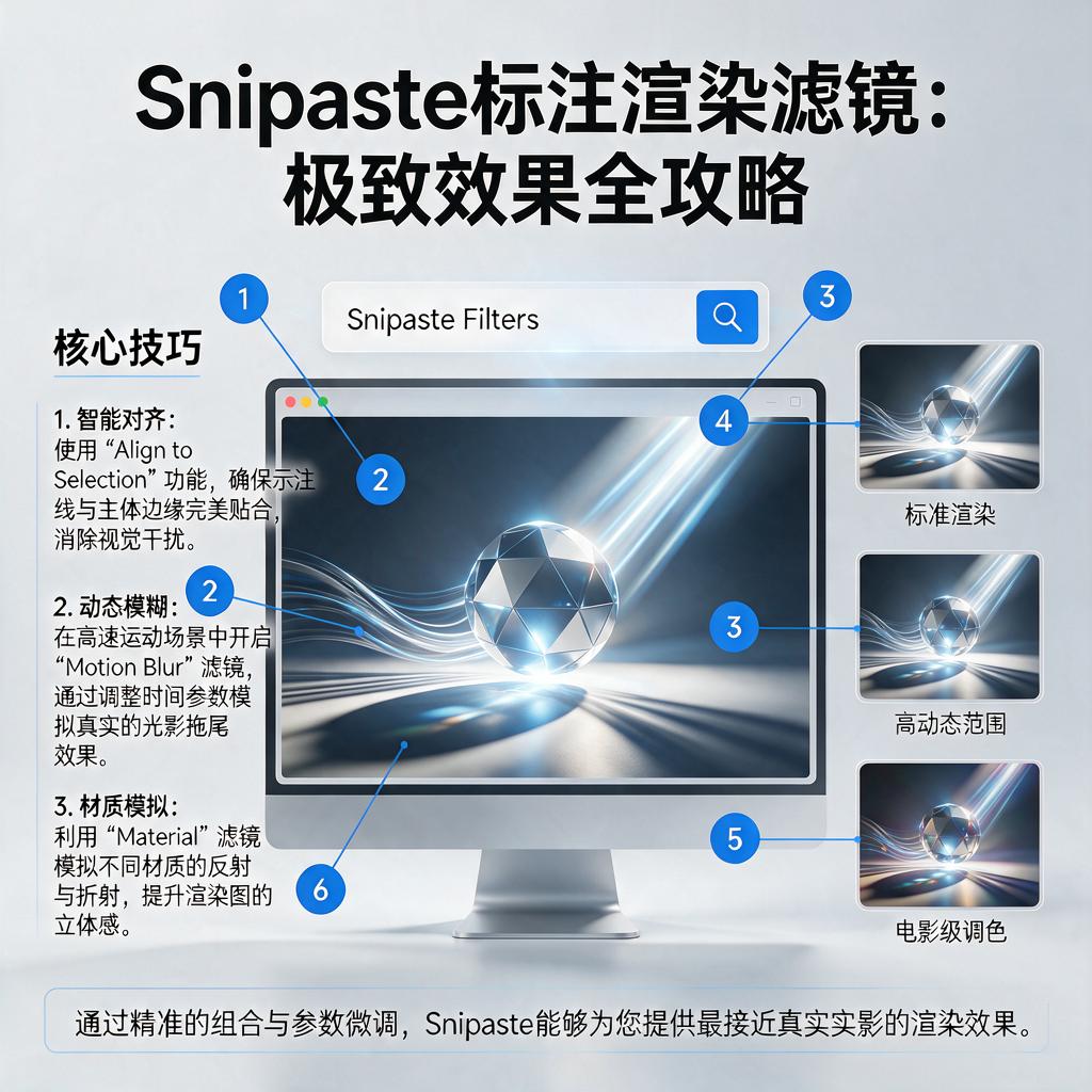 Snipaste标注渲染滤镜怎么用效果最好?