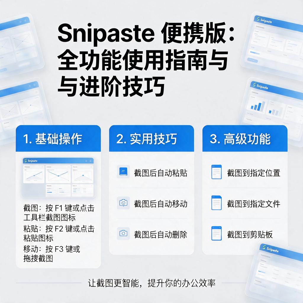 Snipaste便携版怎么使用?有哪些技巧?