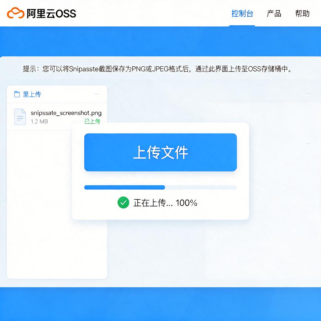 Snipaste截图如何上传到阿里云OSS?