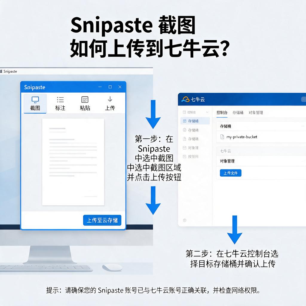 Snipaste截图如何上传到七牛云?