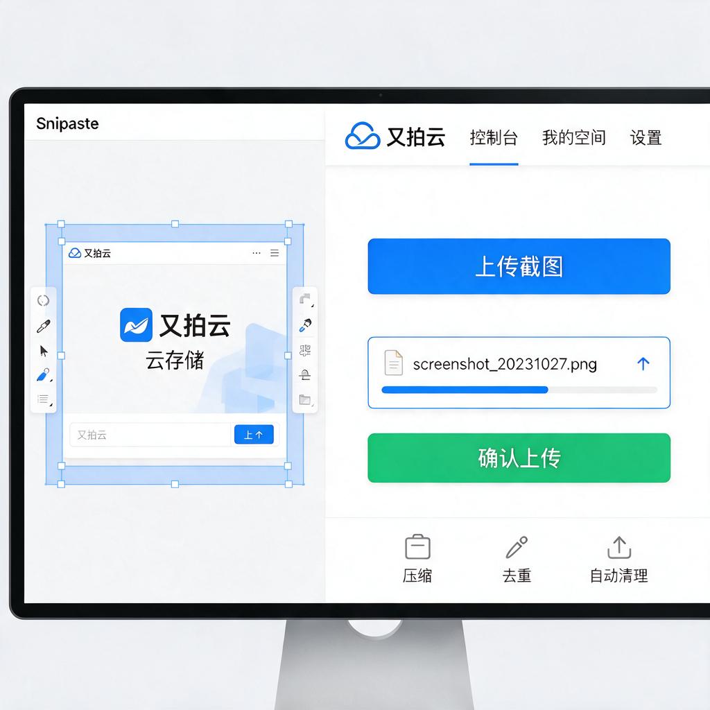 Snipaste截图如何上传又拍云?
