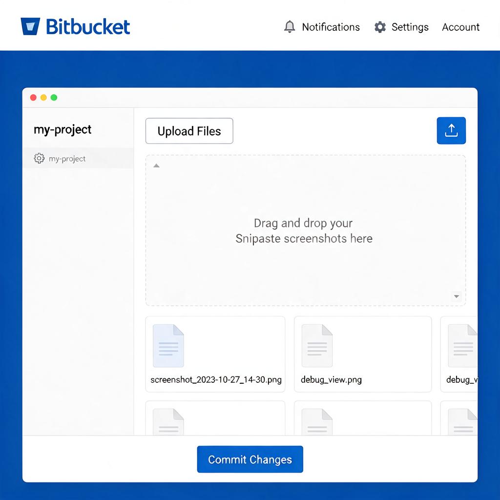 Snipaste截图如何上传到Bitbucket?