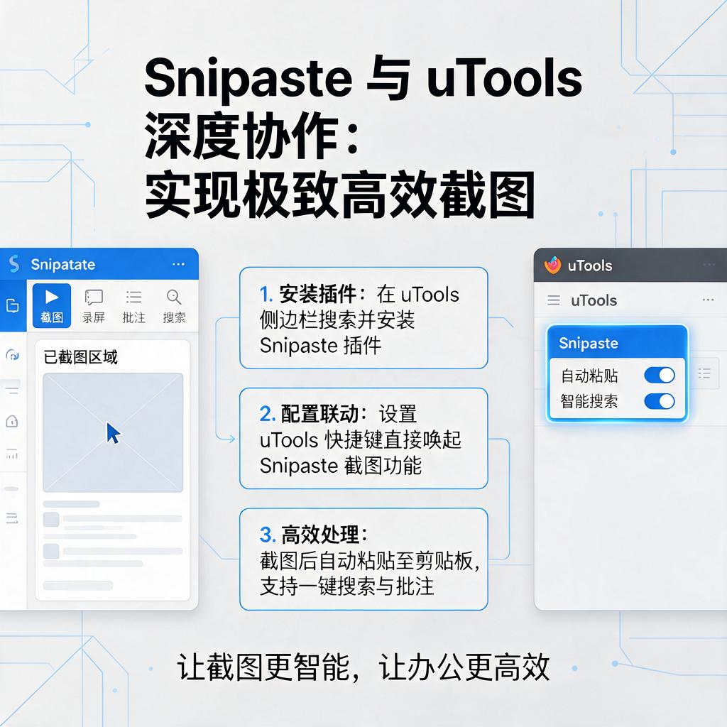 Snipaste如何配合uTools插件实现高效截图?
