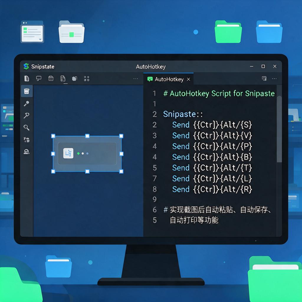 Snipaste如何配合AutoHotkey脚本实现高效操作?