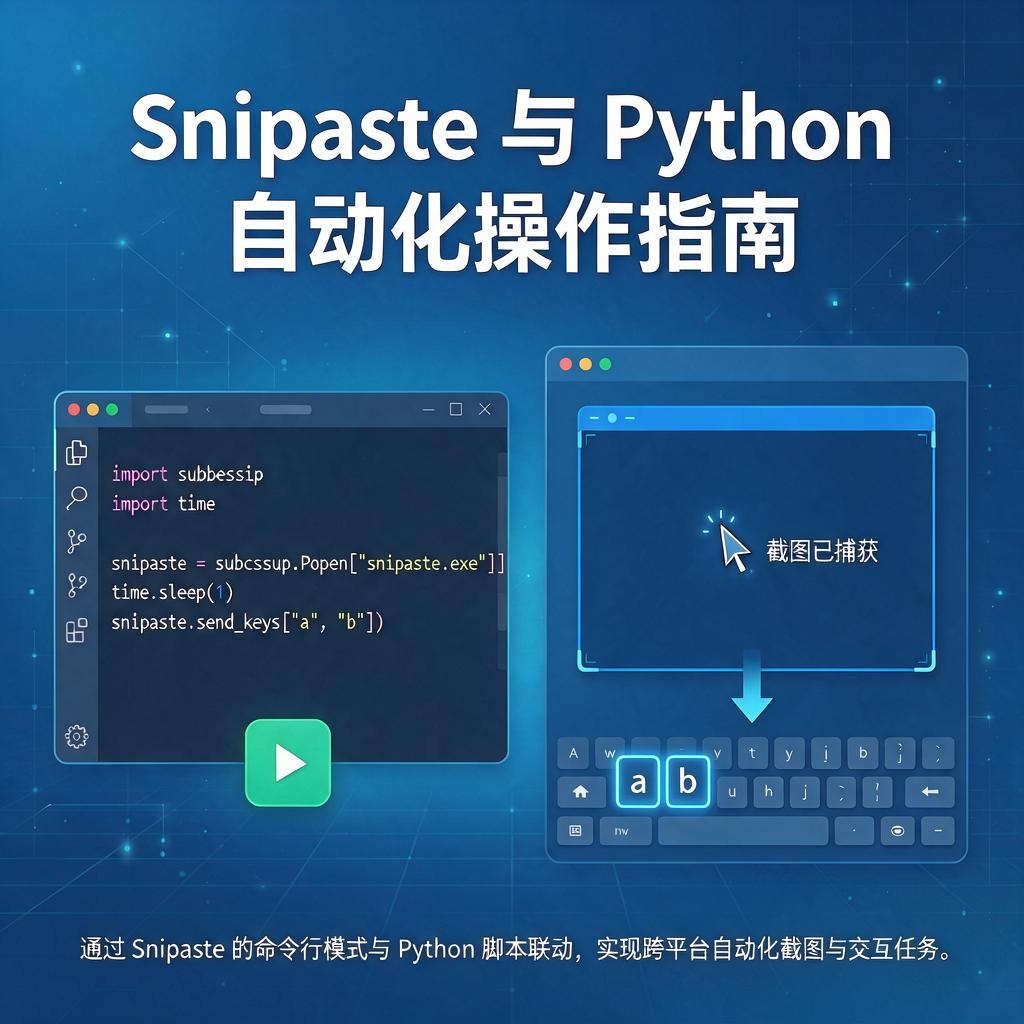 Snipaste如何配合Python实现自动化操作?