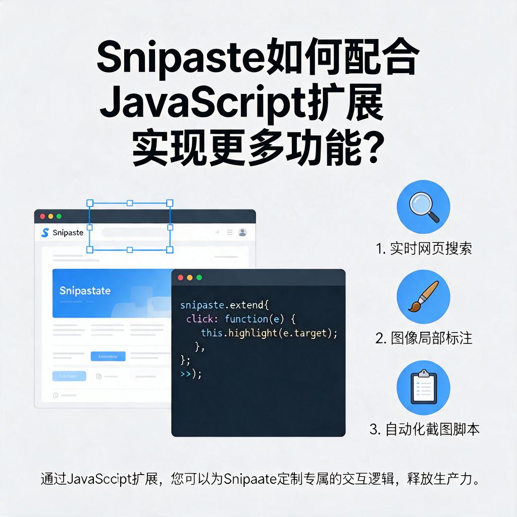 Snipaste如何配合JavaScript扩展实现更多功能?