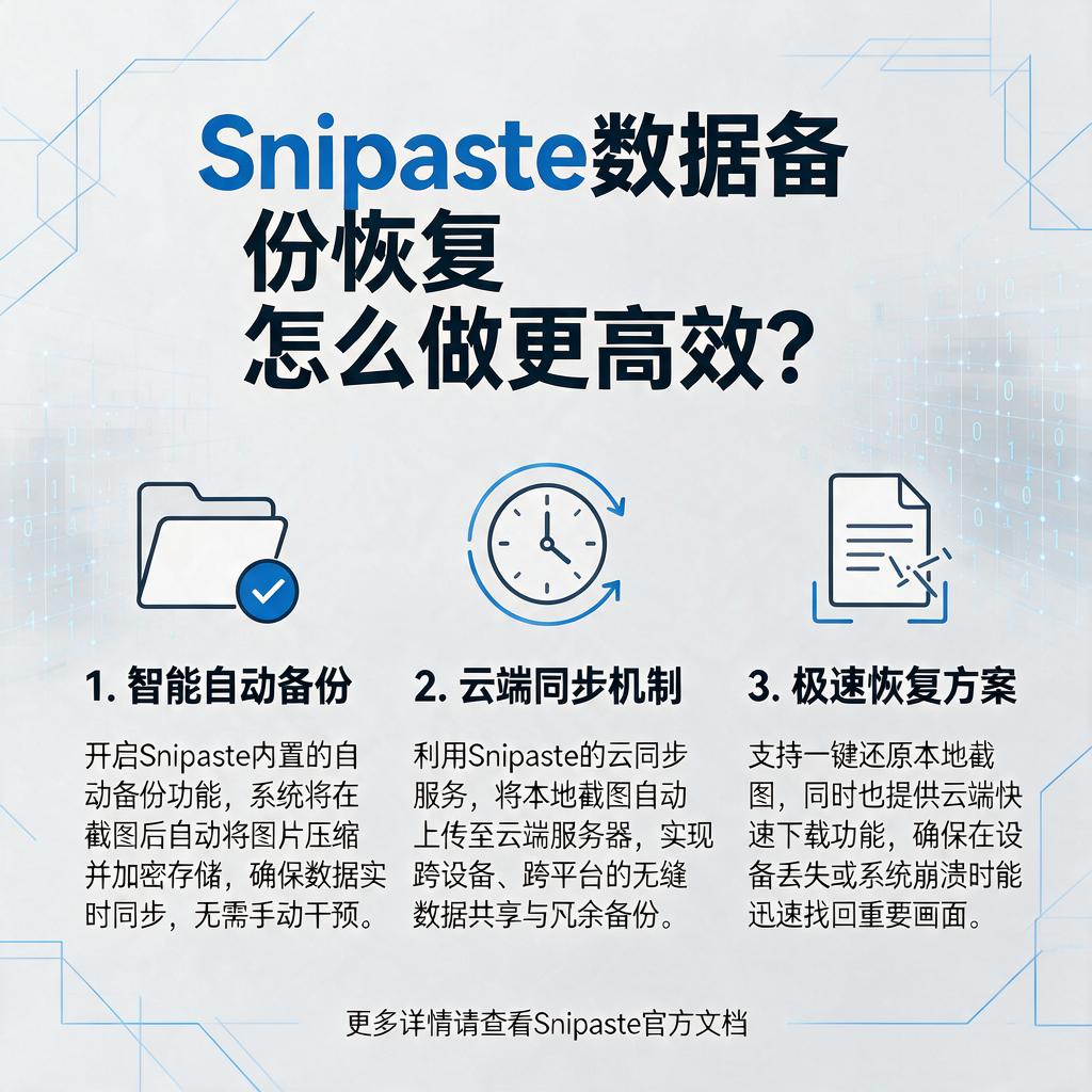Snipaste数据备份恢复怎么做更高效?