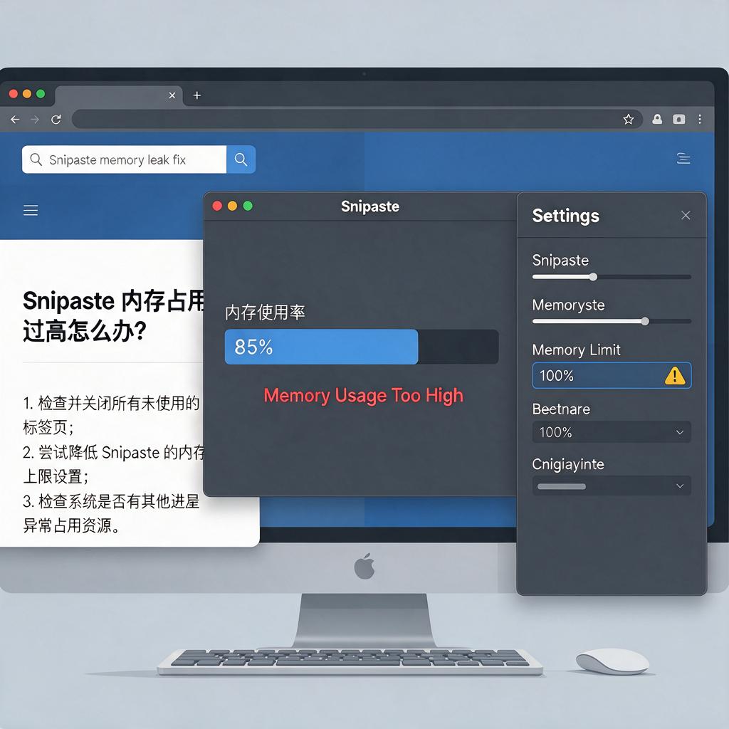 Snipaste内存占用过高怎么解决？
