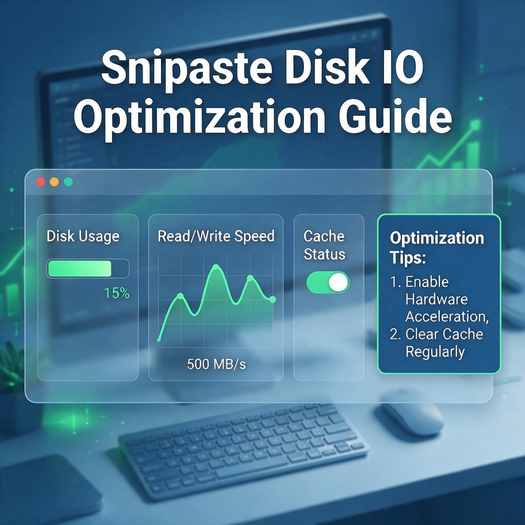 Snipaste磁盘IO如何优化提升性能?