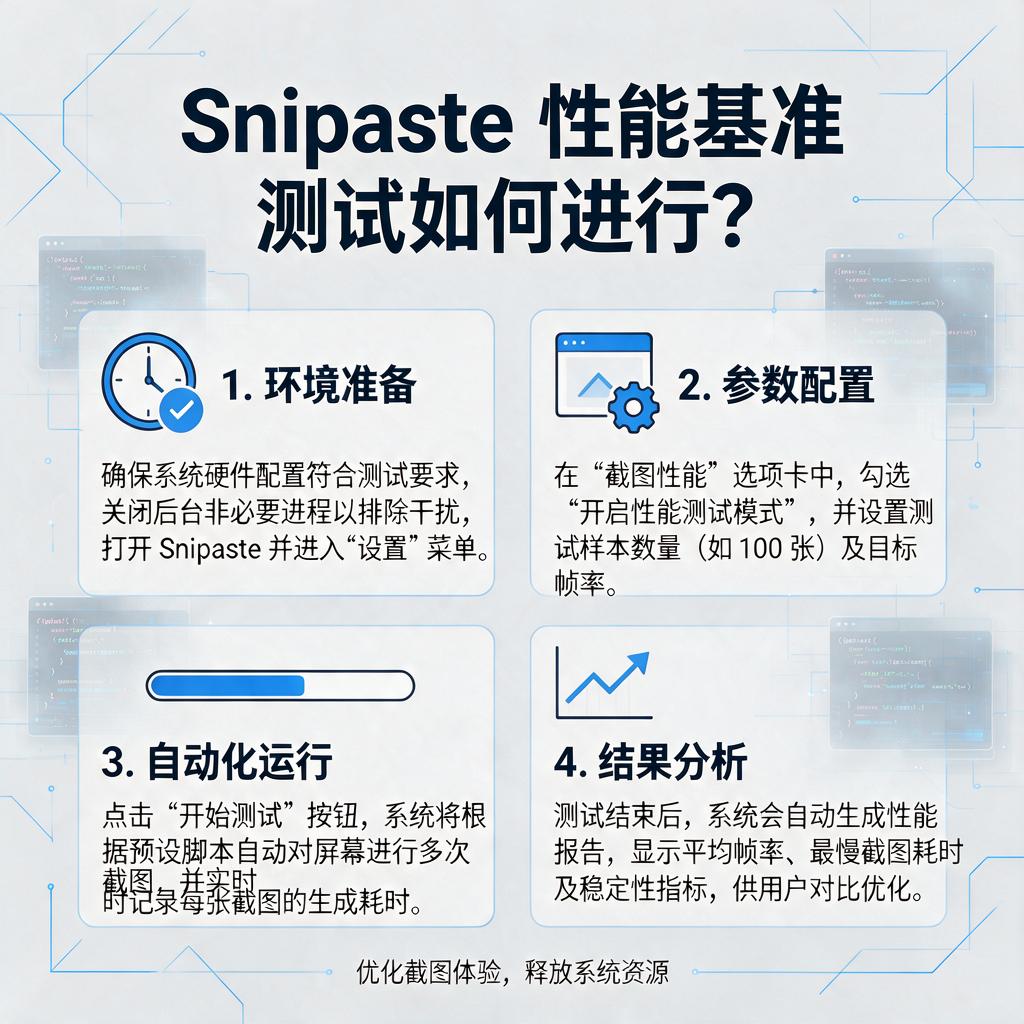 Snipaste性能基准测试如何进行?