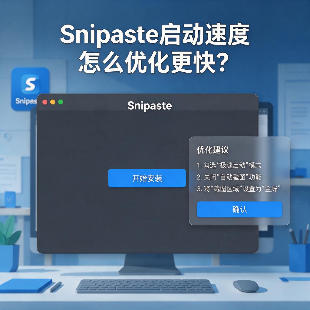 Snipaste启动速度怎么优化更快?