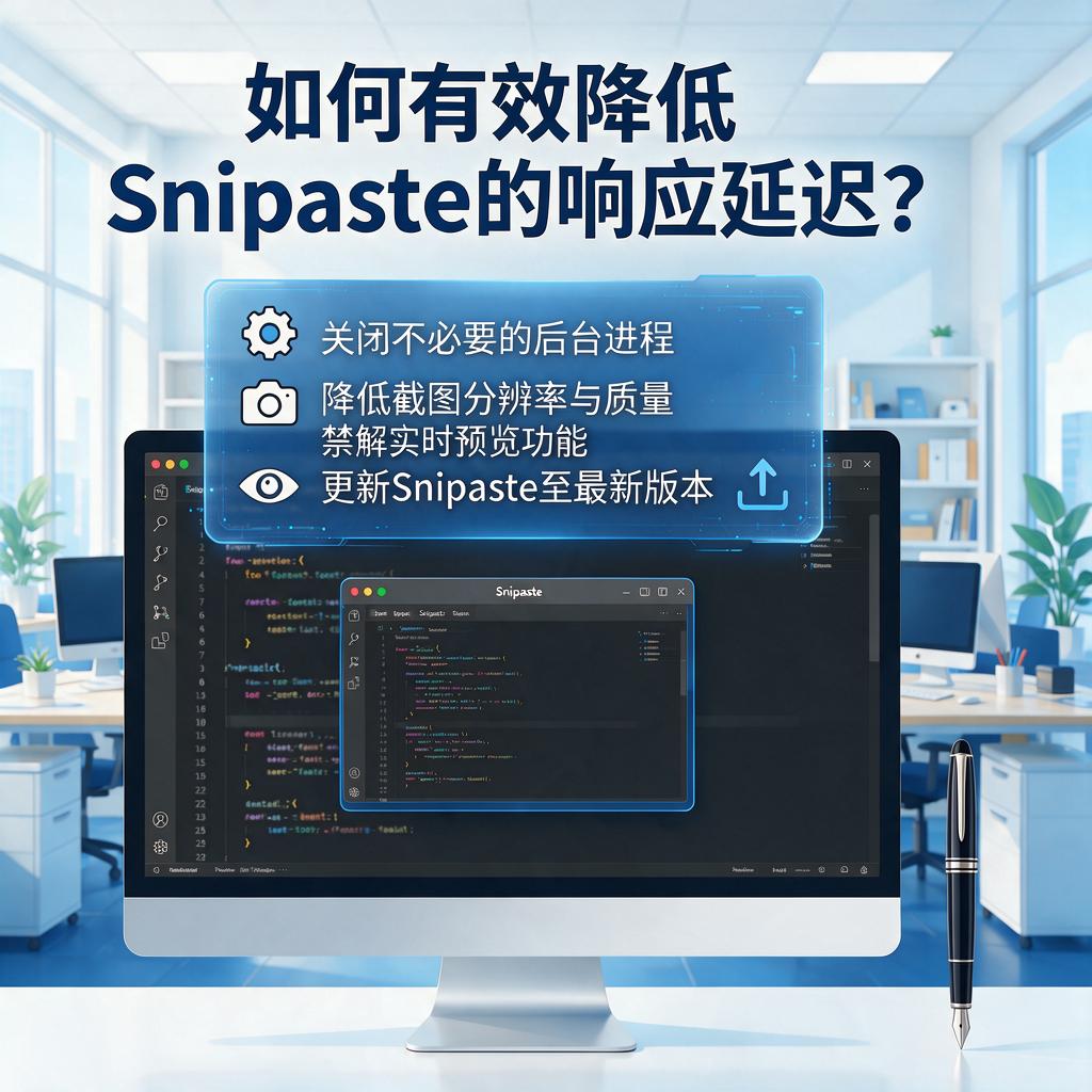 如何有效降低Snipaste的响应延迟?