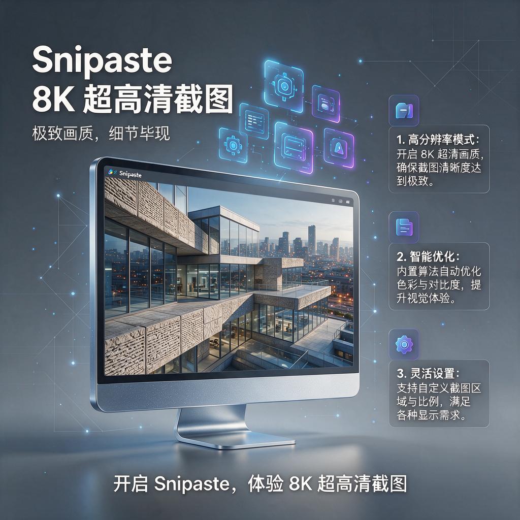 Snipaste如何实现8K超高清截图？