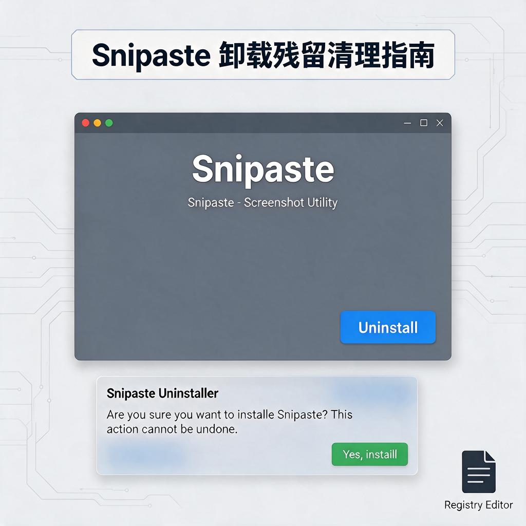 Snipaste卸载残留怎么清理干净?