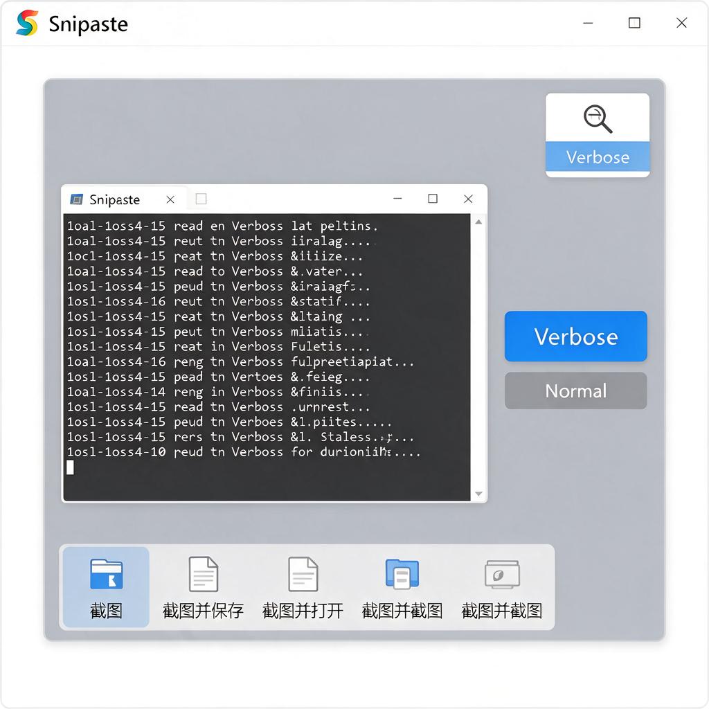 Snipaste verbose日志是什么?如何开启和查看?