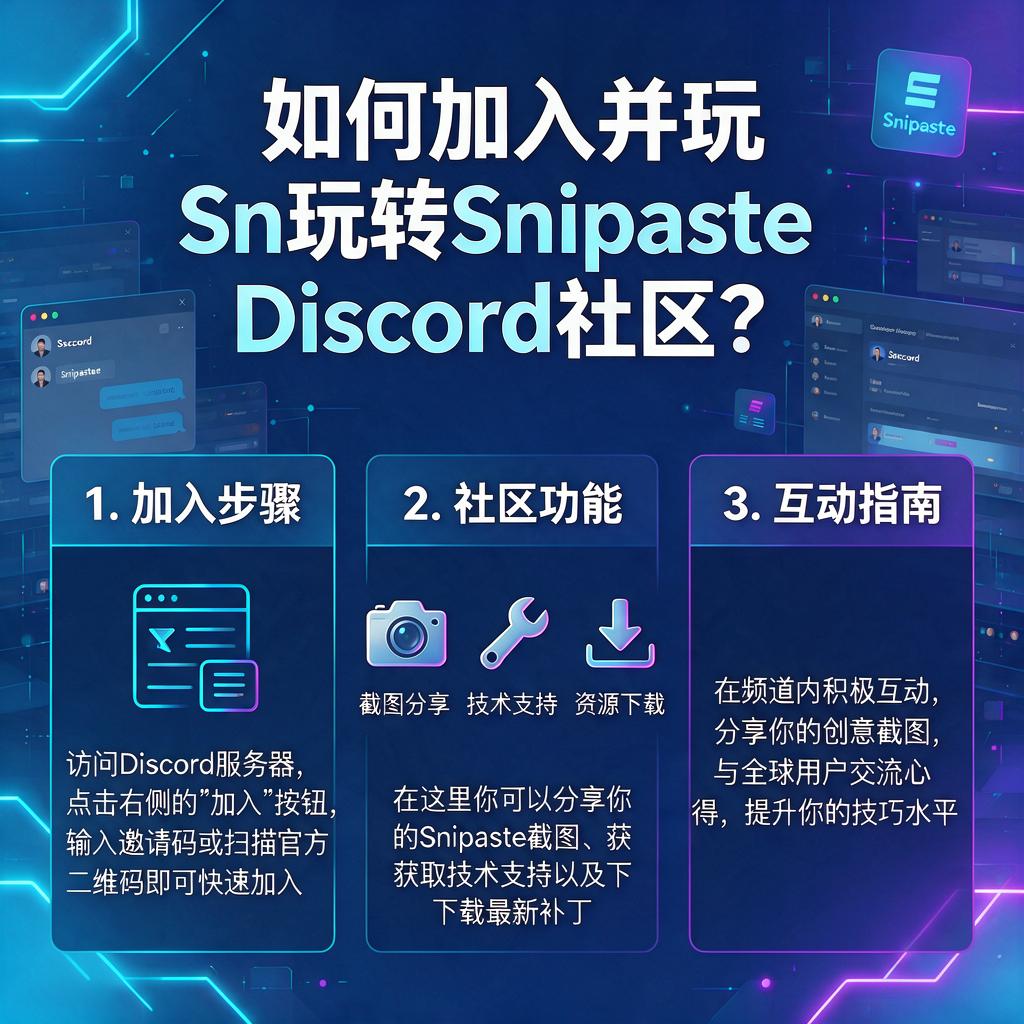 如何加入并玩转Snipaste Discord社区?