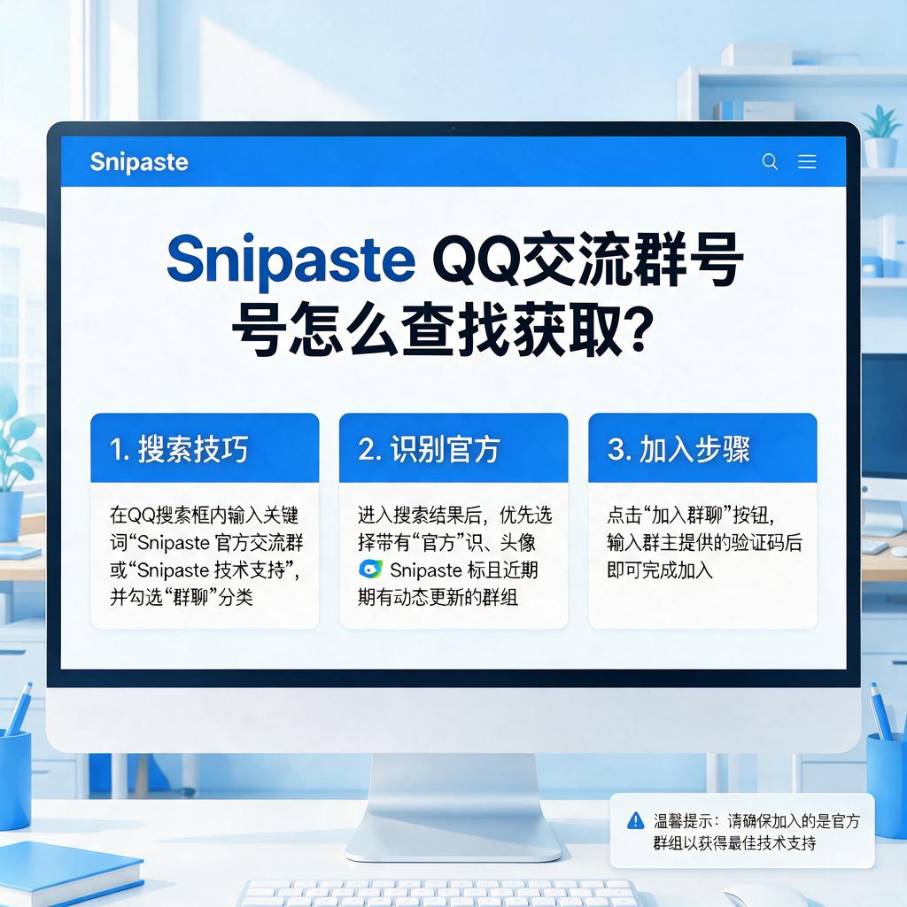 Snipaste QQ交流群号怎么查找获取?