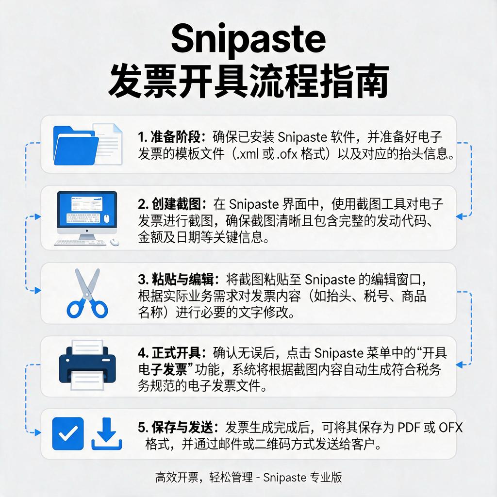 Snipaste发票开具流程是怎样的?