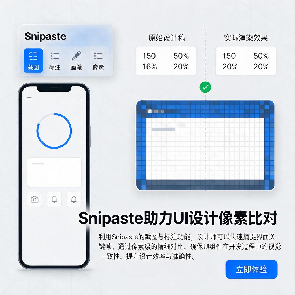 Snipaste如何助力UI设计进行像素比对？