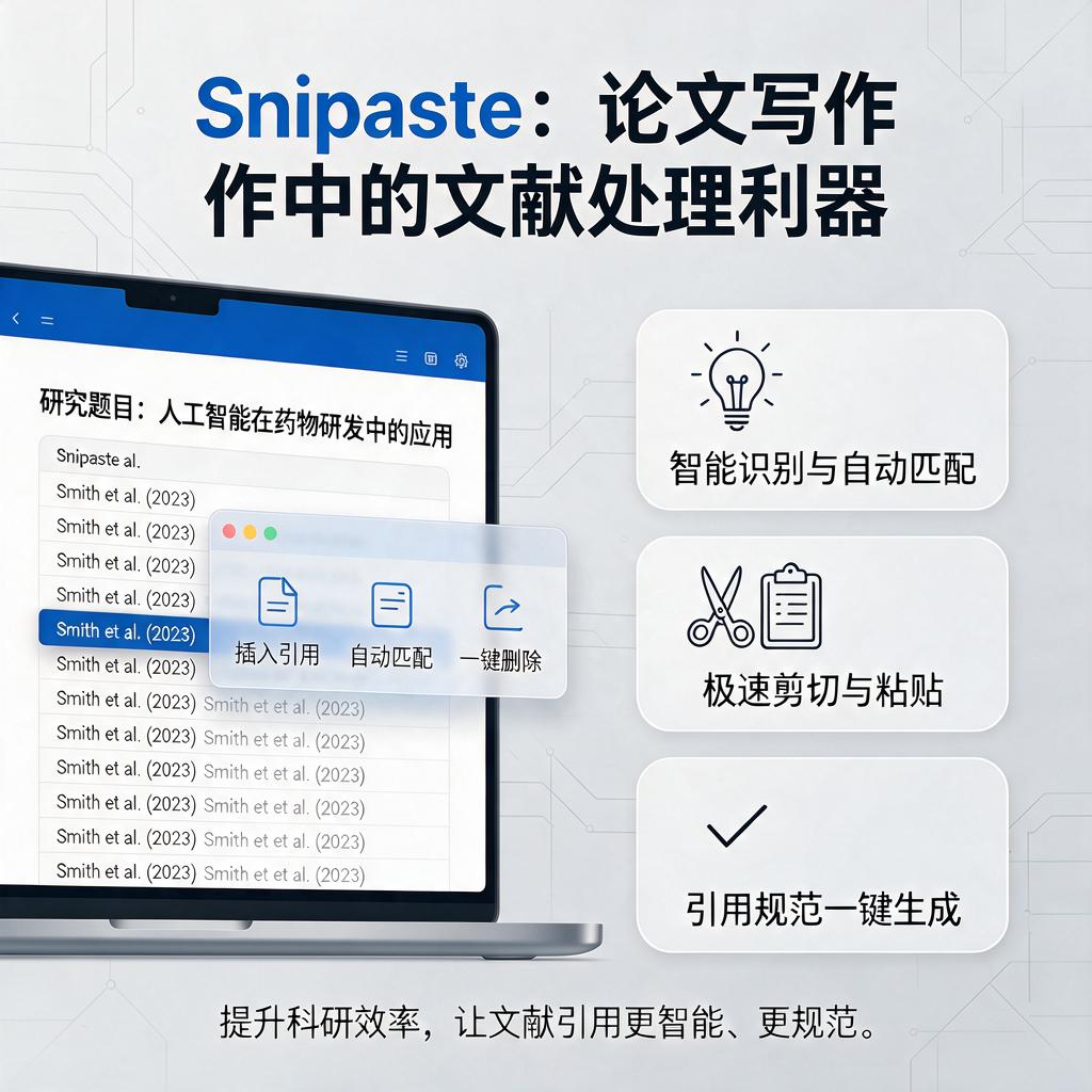 Snipaste在论文写作中如何高效处理文献参照？
