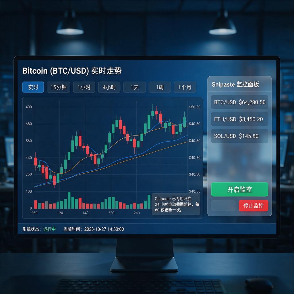 如何用Snipaste实现加密货币行情监控？