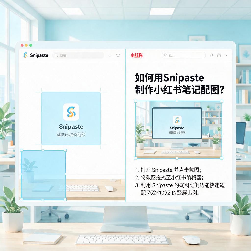 如何用Snipaste制作小红书笔记配图？