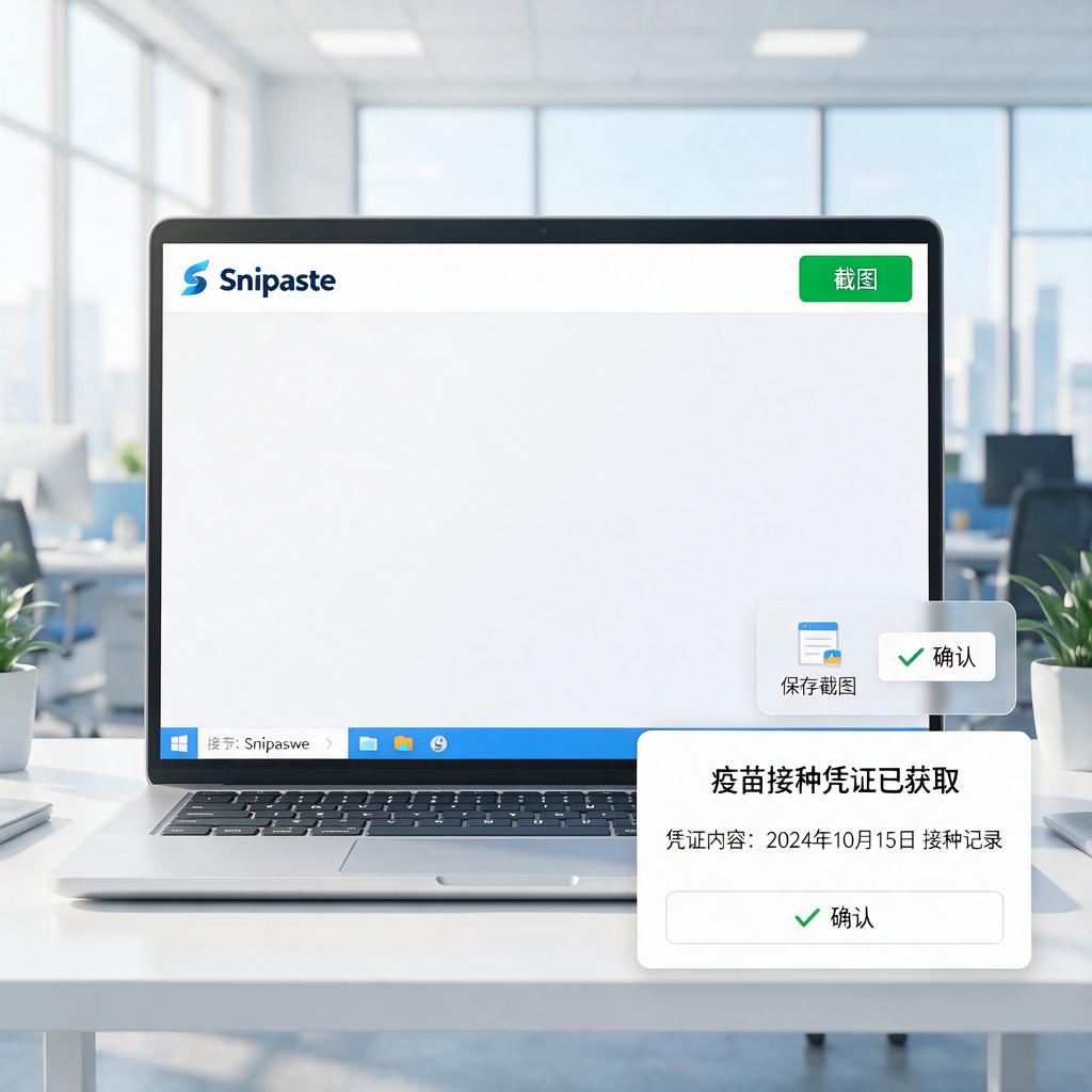 Snipaste如何高效获取疫苗接种凭证?